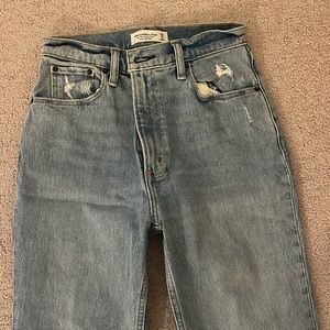 Abercrombie 70s vintage flare ultra high rise jeans